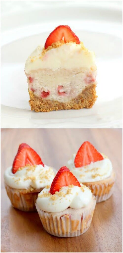 Strawberry Cheesecake Cupcakes
