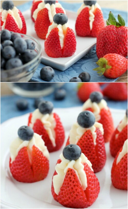 Cheesecake Stuffed Strawberries