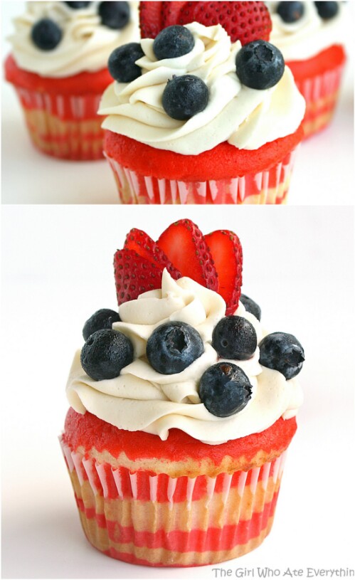 Flag Cupcakes