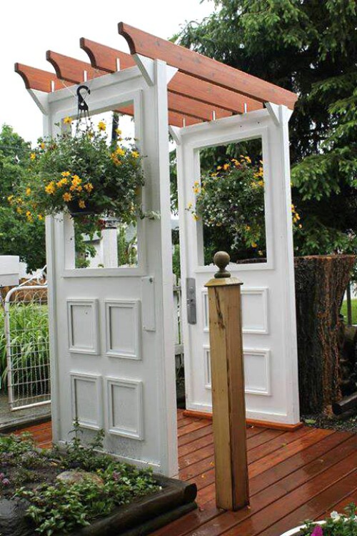 Door Patio Trellis
