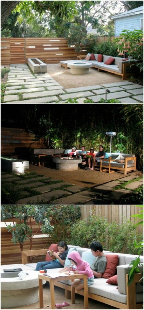 Front Yard to Outdoor Living Room