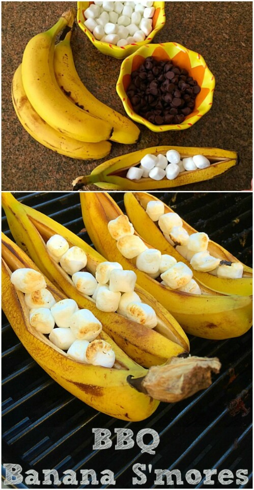 9. Make Banana S'mores