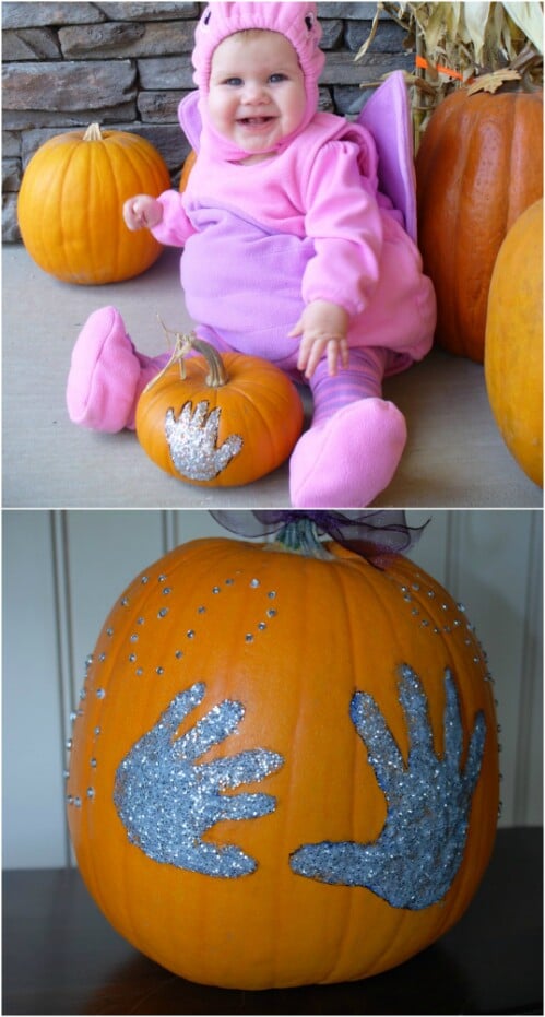 Pumpkin Handprints