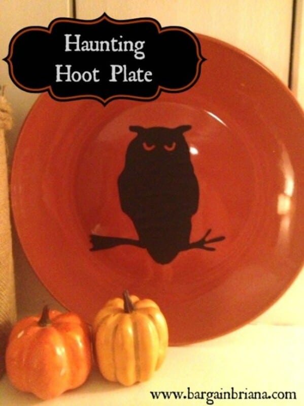 Halloween Hoot Plate