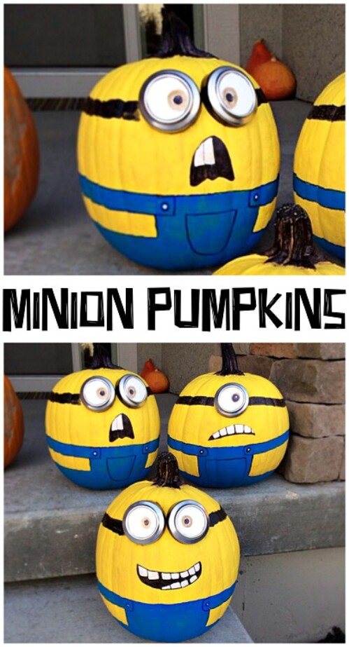 8. Minion Pumpkins