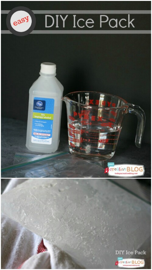 Make a DIY ice pack.