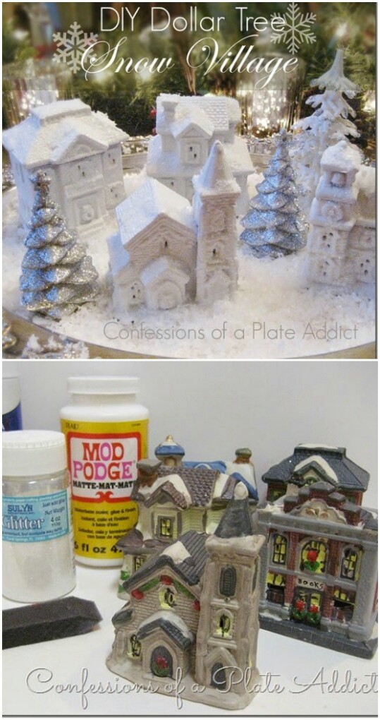 DIY Snow Village