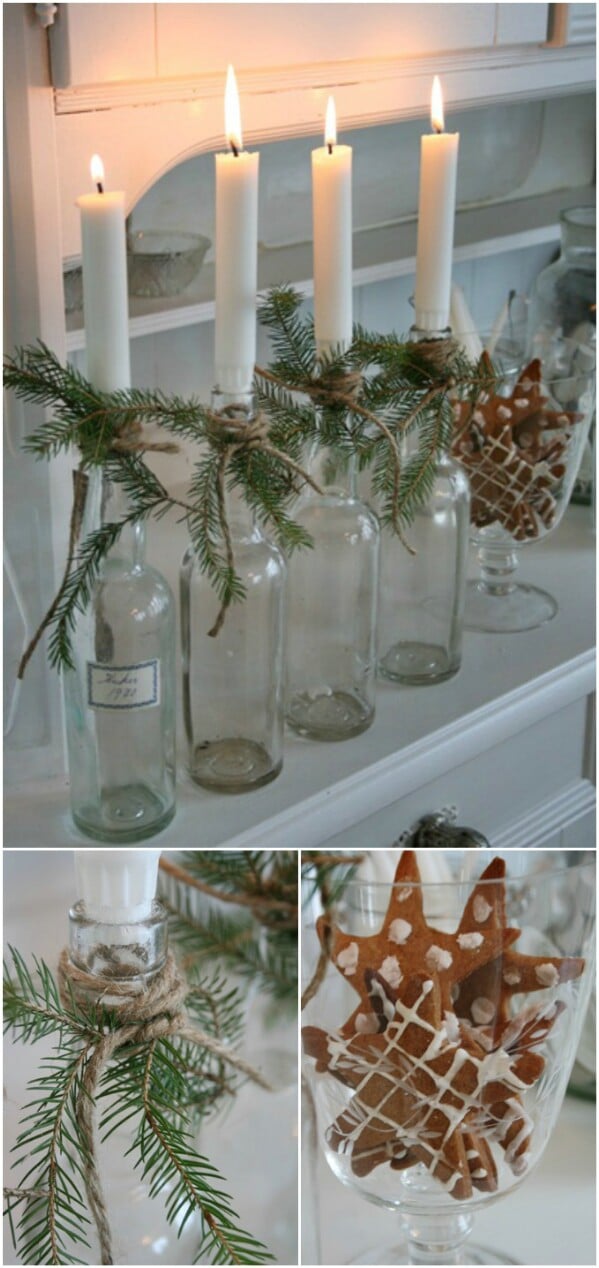 White Snowflake Bottles
