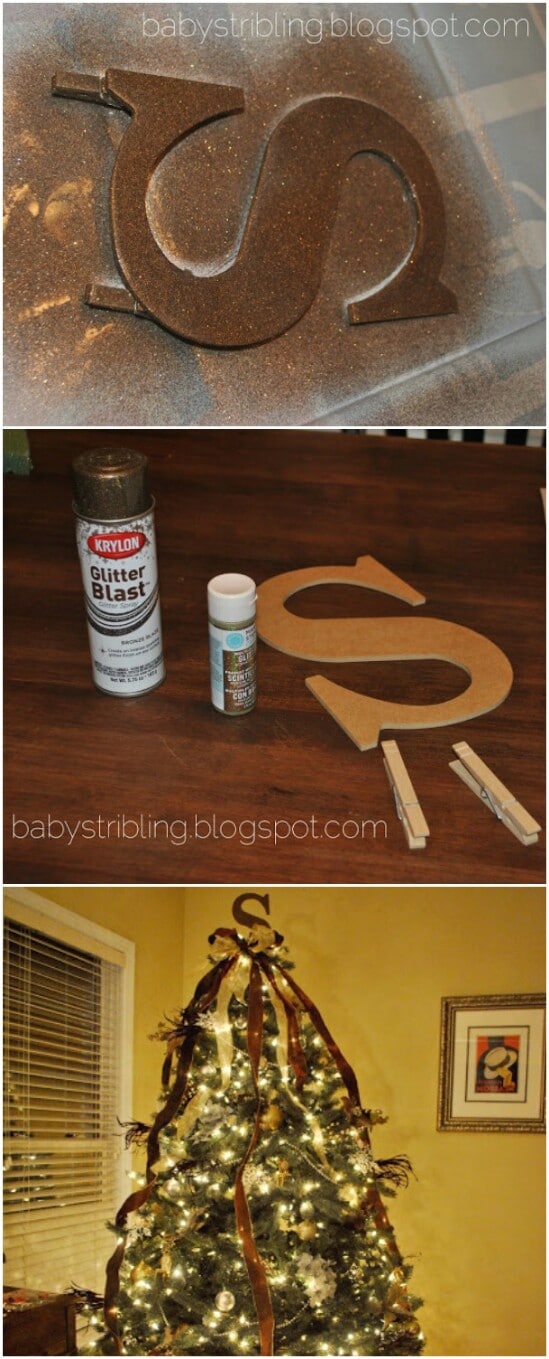 Monogram Tree Topper