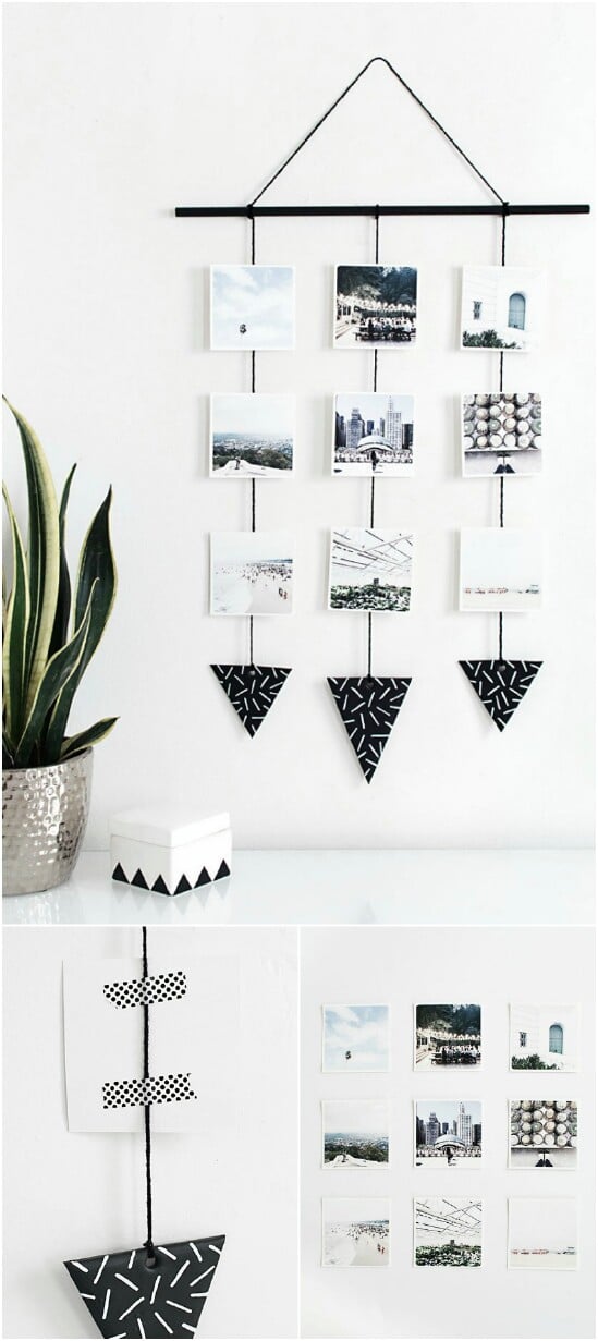 DIY Photo Wall Hanging