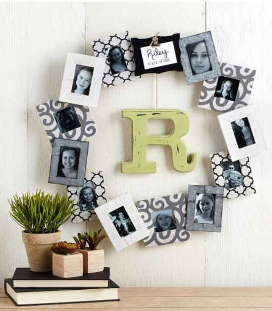 DIY Personalized Photo Frame Wreath