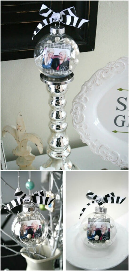 DIY Photo Ornaments