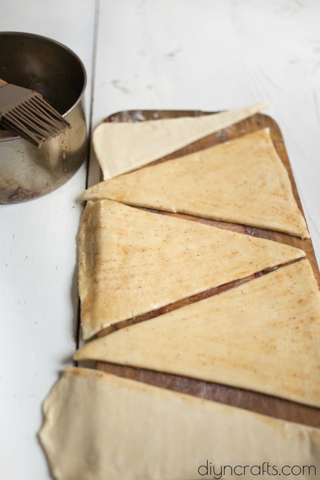Step 1 - Banana and Nutella Stuffed Puff Pastry Rolls