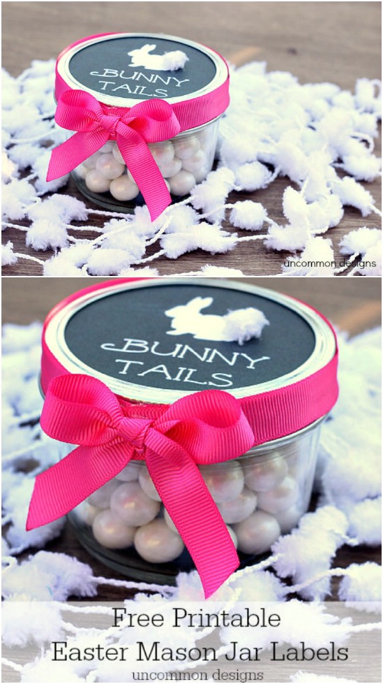 Mason Jar Label Printables