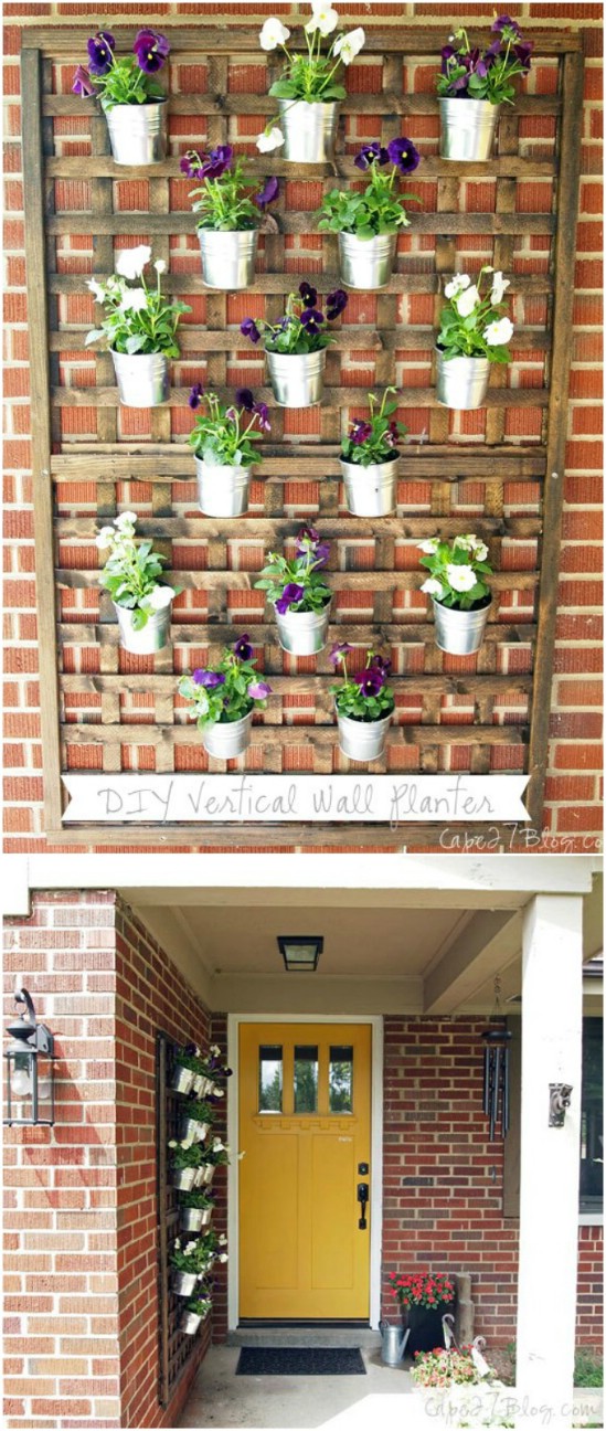 DIY Vertical Wall Planter