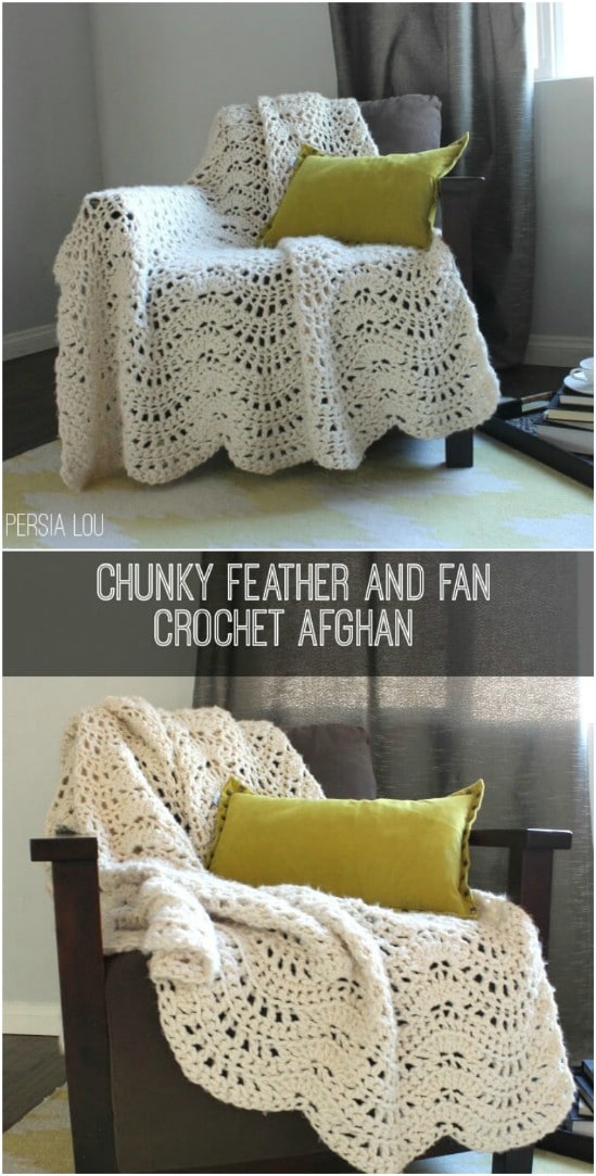 Pretty Crocheted Afghan