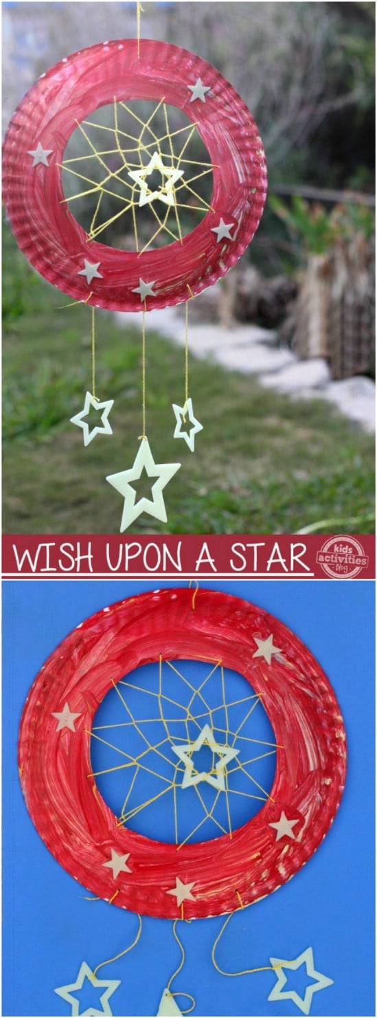 Awesome Glowing Dream Catcher - 25 Amazingly Fun Glow In The Dark DIY Projects For Kids