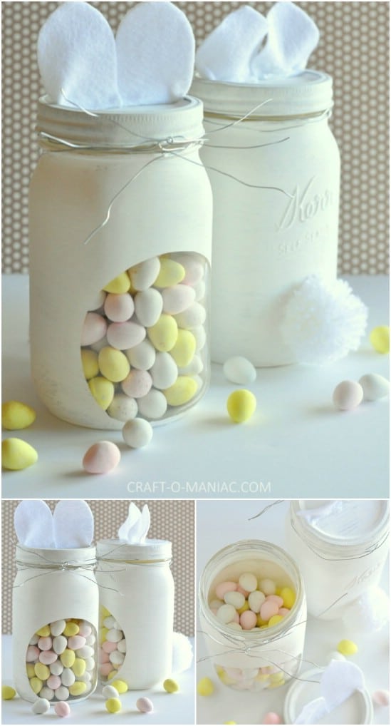 DIY Bunny Jars