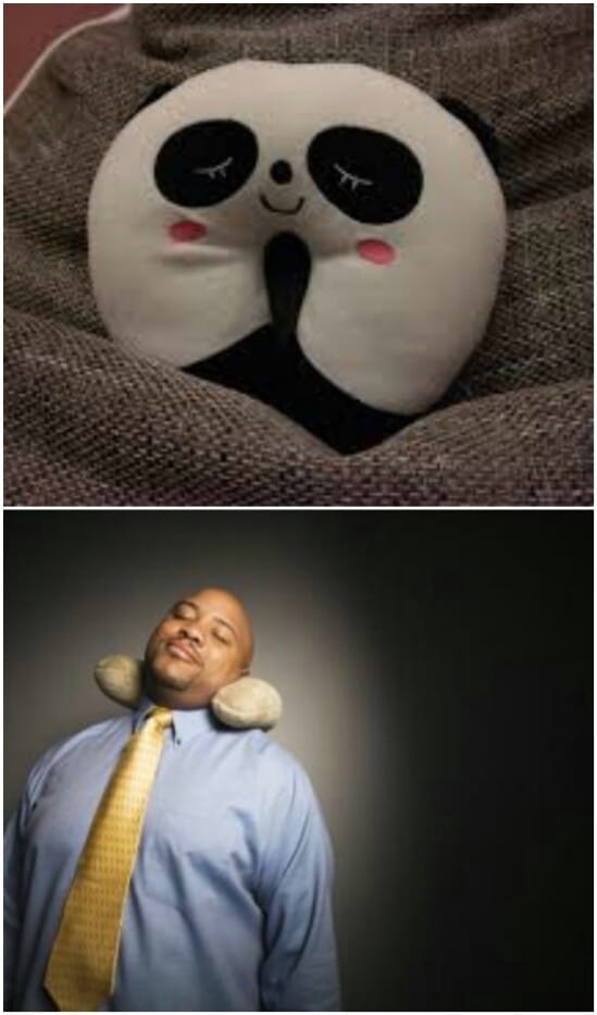 Bean Bag Neck Pillow