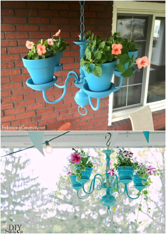 Handmade Chandelier Planter