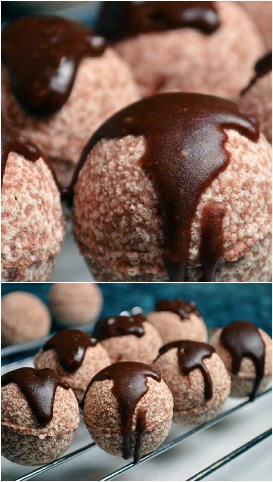 DIY Hot Cocoa Bath Bombs