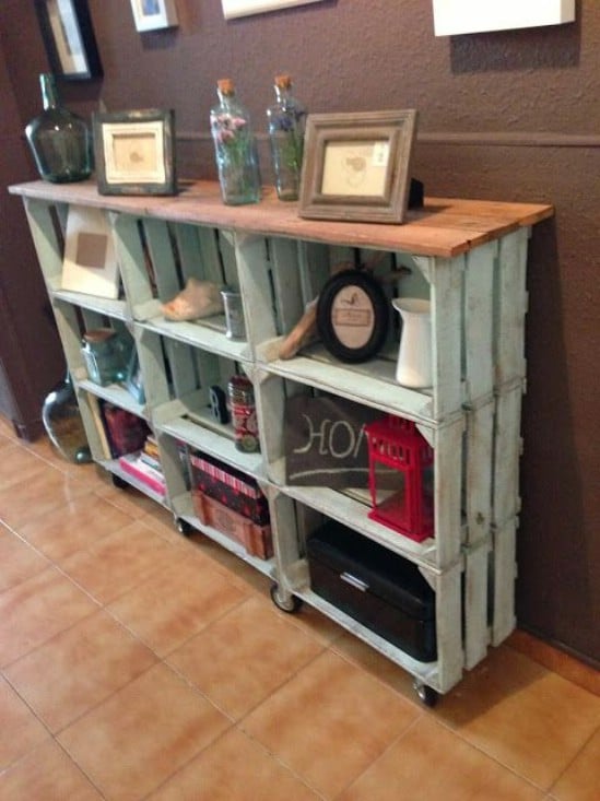 25 Wood Crate Upcycling Projects For Fabulous Home Decor Page 2 of 2 DIY & Crafts
