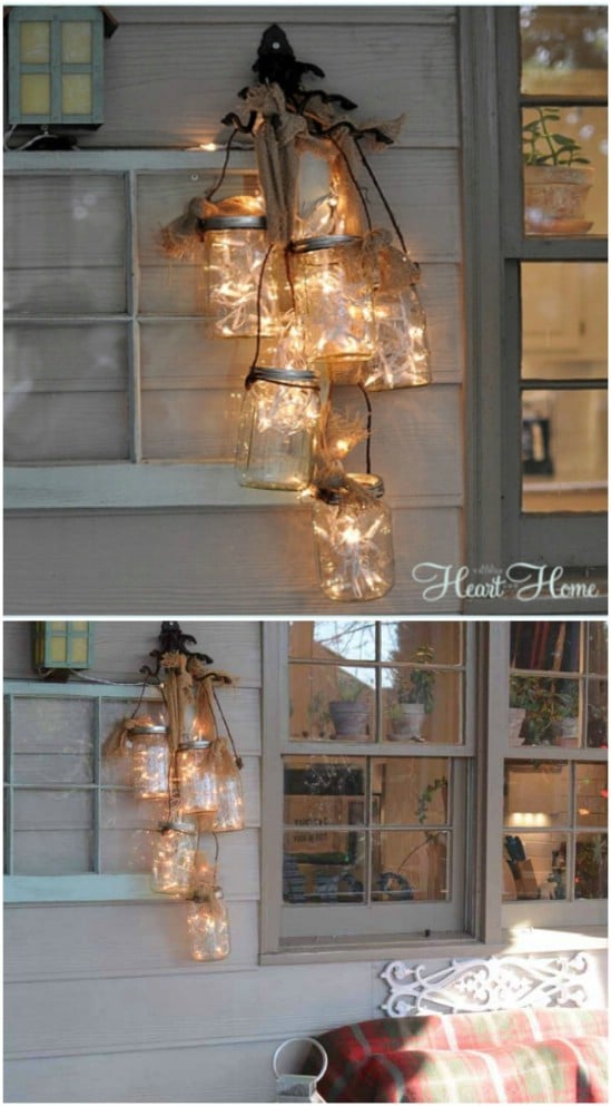 Outdoor Jar Chandelier