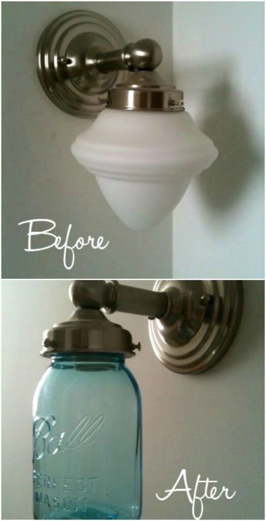 Mason Jar Wall Sconce