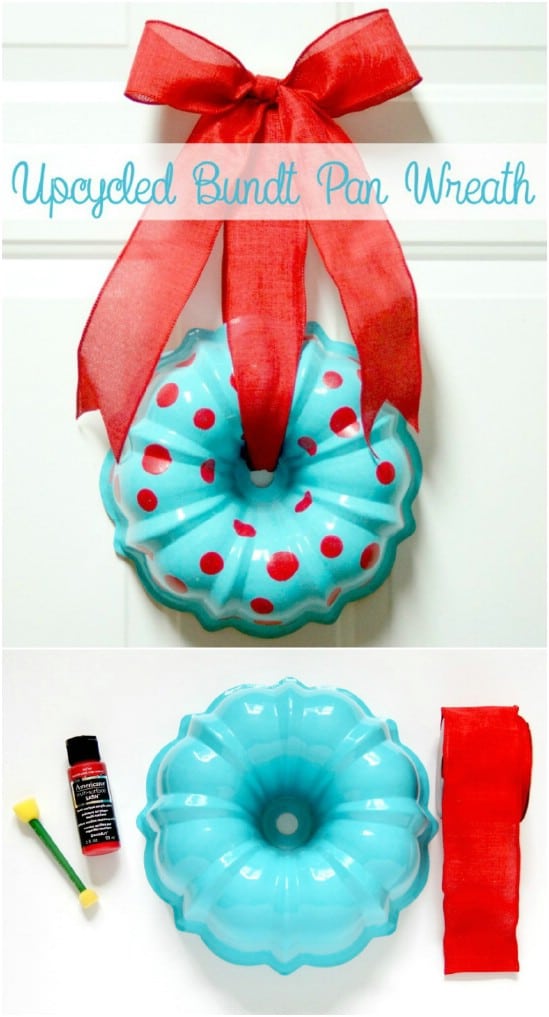 Repurposed Bundt Pan Wreath