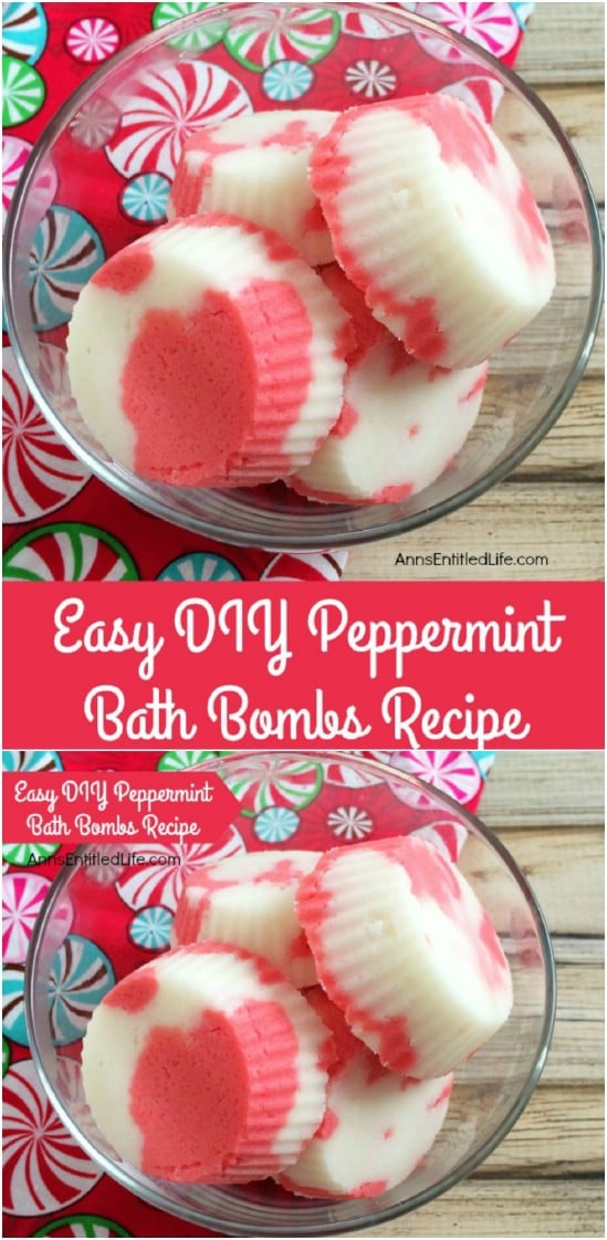 Homemade Peppermint Bath Bombs