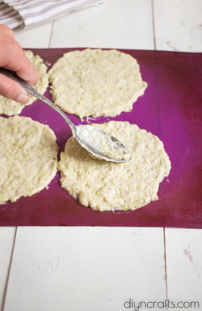 Smooth into circles.