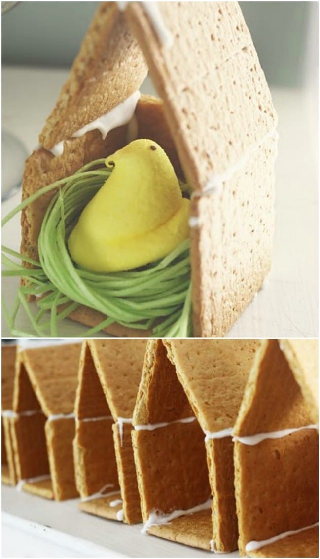 Graham Cracker Peeps House