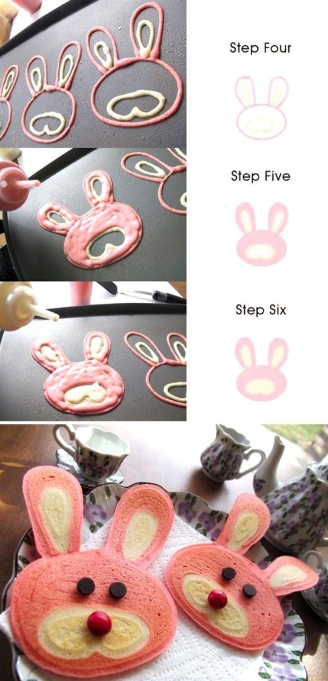 Easter Bunny Pancakes