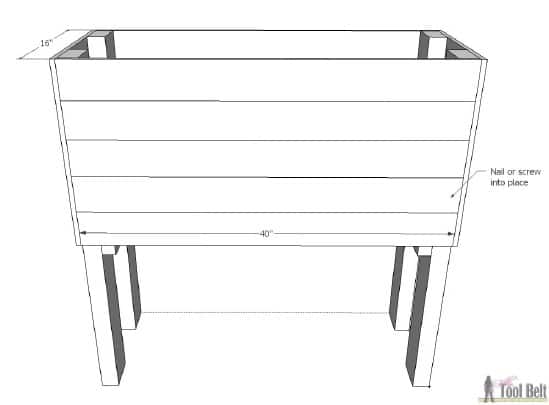 Steps on how to do the DIY Recycled Pallet Planter