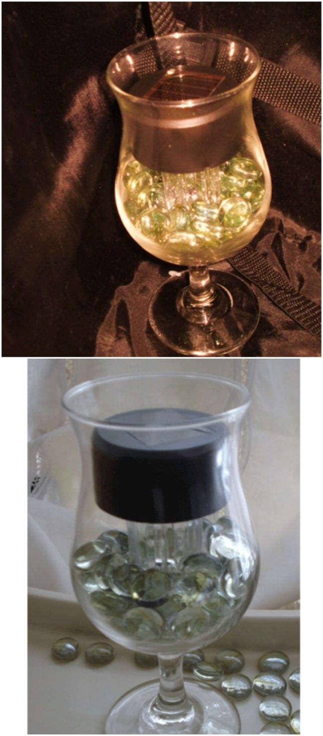Repurposed Solar Accent Light