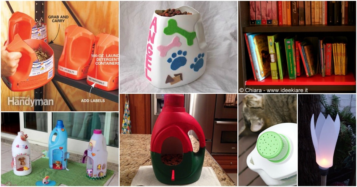 25 Fun And Creative Ways To Upcycle Empty Laundry Detergent Bottles