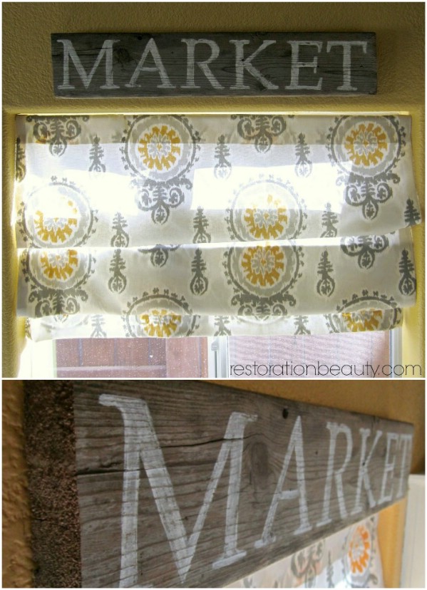 Easy DIY Market Sign