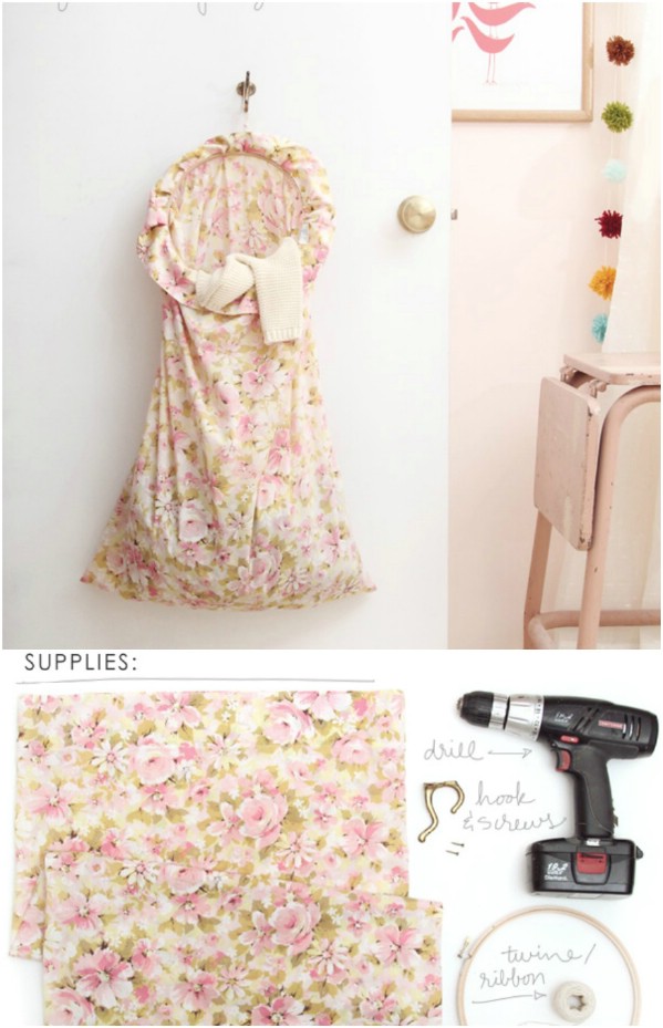 Make A Hanging Laundry Hamper