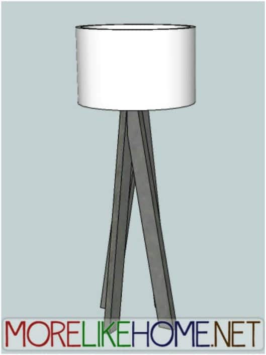 DIY Funky Modern Lamp