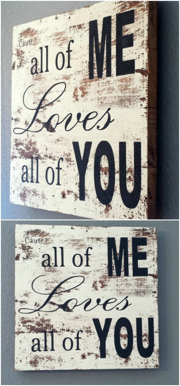 John Legend Inspired Wood Sign