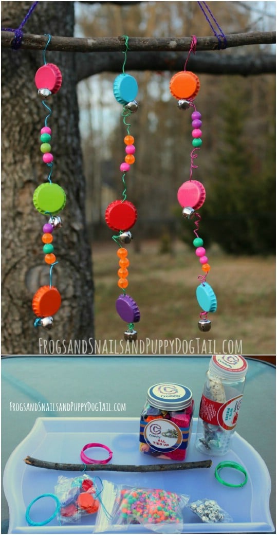 DIY Bottle Cap Wind Chime