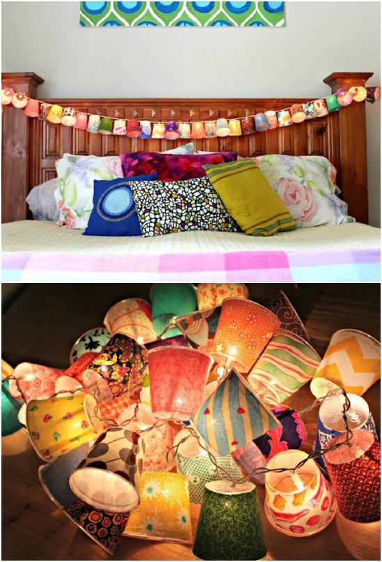 Mini Fabric Garden Lamps