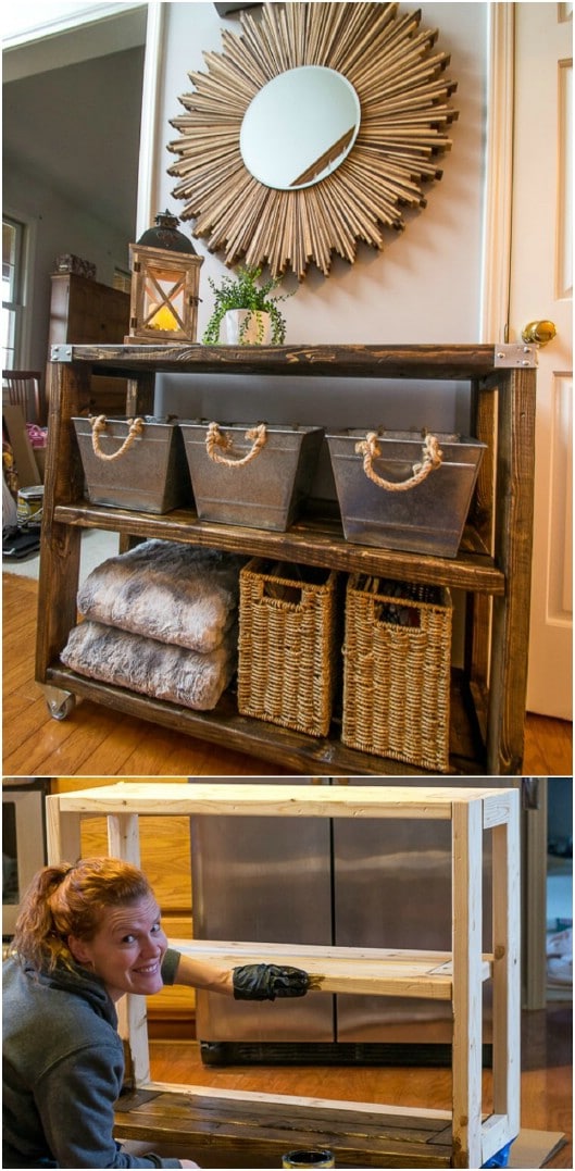 Handmade Industrial Hallway Cart