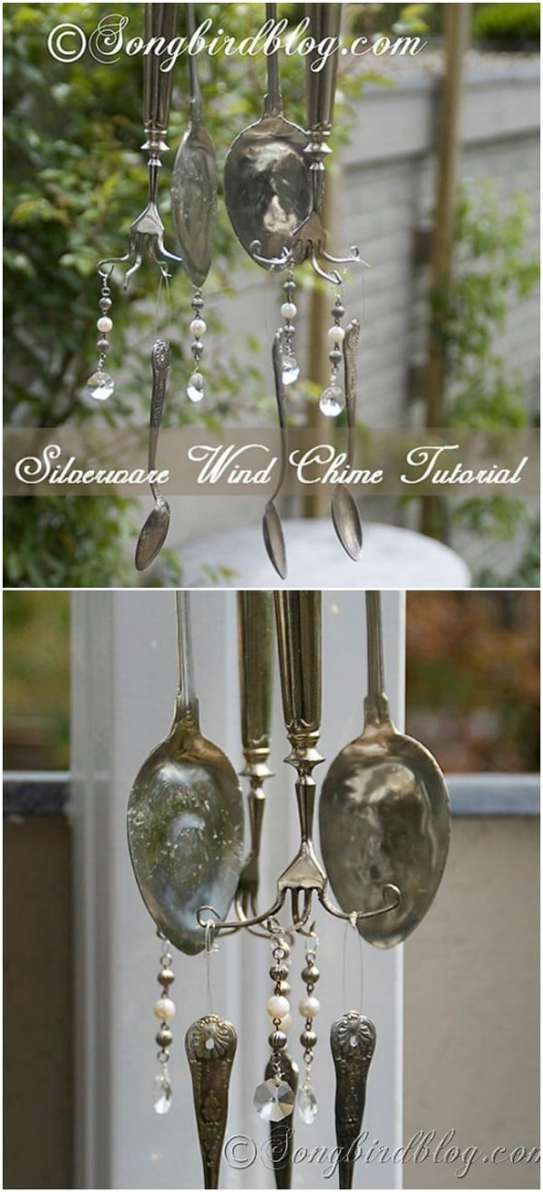 Upcycled Kitchen Utensil Wind Chime