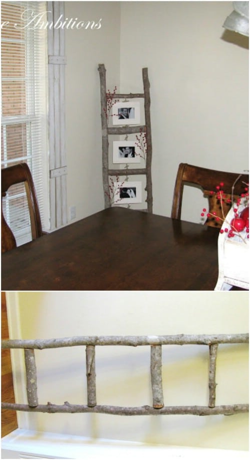 DIY Home Decor: 17 Amazing Wooden Ladder Repurposing Ideas