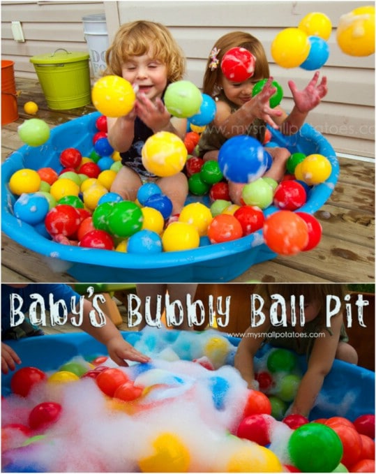 Perfect DIY Bubbly Ball Pit
