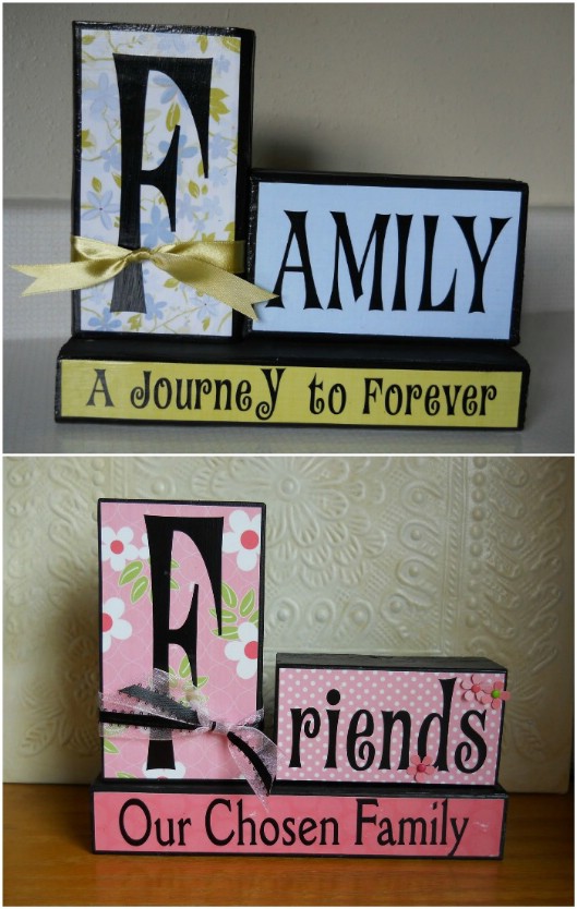 DIY Wooden Family Decor