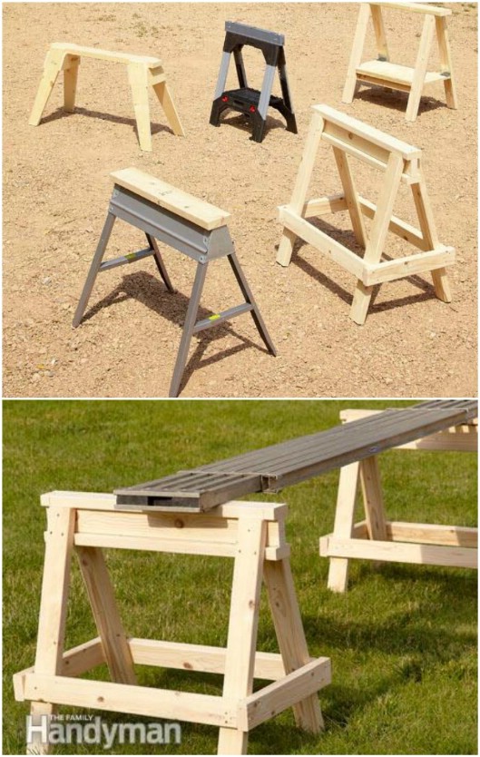 Fast And Easy DIY Sawhorse