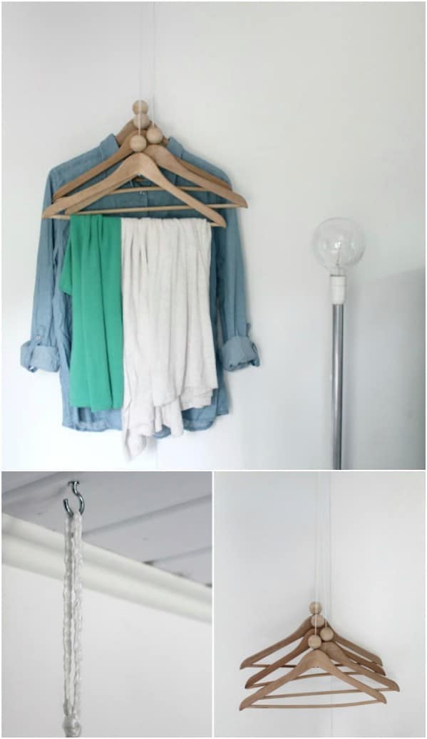 Hang Your Hangers From The Ceiling