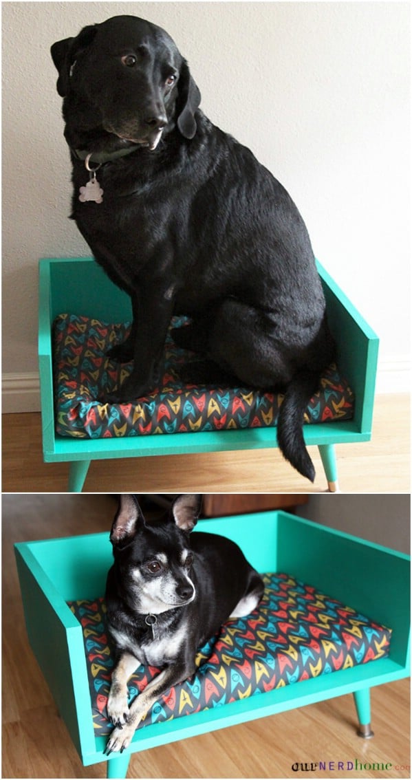 Mid Century Style Dog Bed